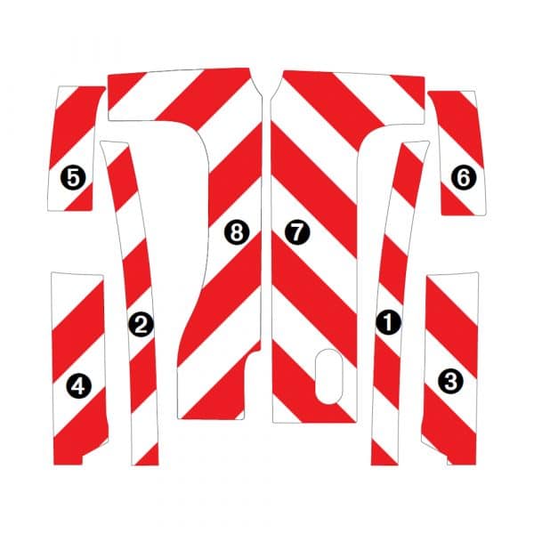 Kit Rouge-Blanc CL. B Standard – RENAULT Master H1 (1997-2003) – Image 3